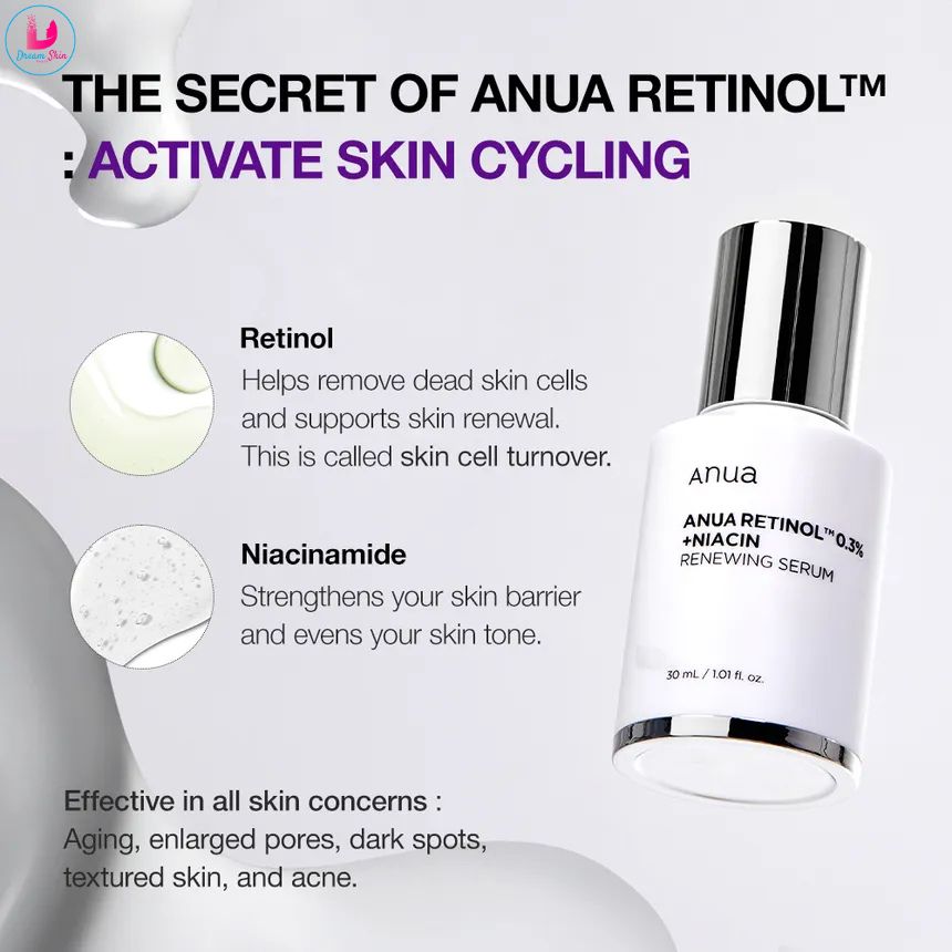 Anua Nano Retinol Serum, 30ml